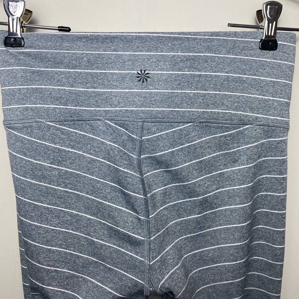 Athleta High Rise Chaturanga Striped Athletic Leggings Sz XS - Picture 6 of 6